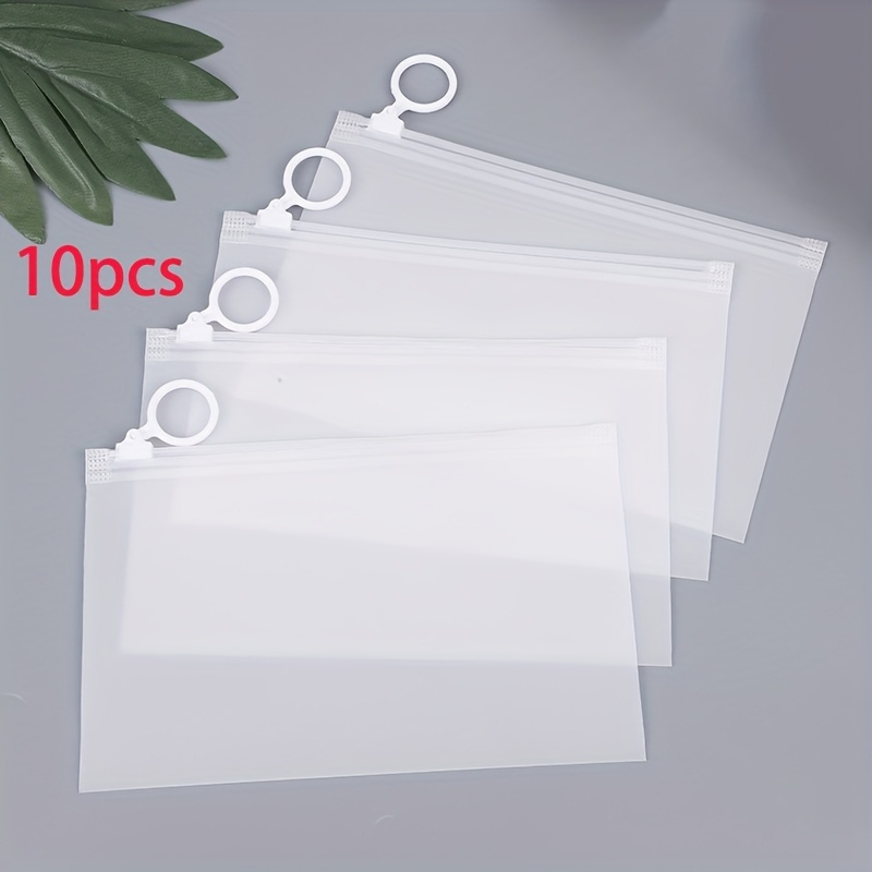 Reusable Zip Bag - 10 ชิ้นกระเป๋าเดินทางมัลติฟังก์ชั่จัดเก็บกระเป๋าเครื่องสําอางกระเป๋าเดินทางแป้งกระเป๋าซิปกระเป๋าสําหรับการเรียงลําดับเสื้อผ้าออแกไนเซอร์