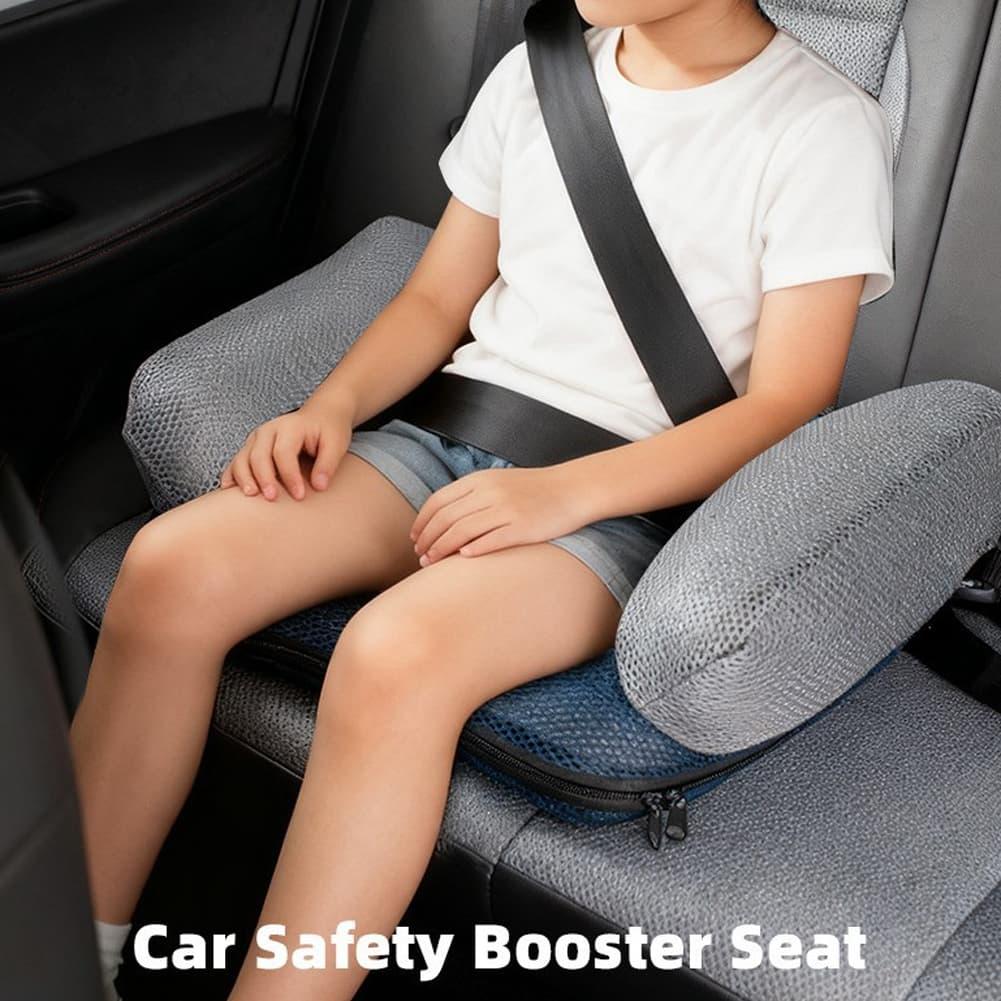 Car Seat Travel Bag - เบาะนั่งในรถยนต์แบบพกพาสำหรับเด็ก พร้อมถุงเก็บของ ทำจากวัสดุ PVC ให้ความสะดวกสบายและปลอดภัย ดีไซน์แคบไม่มีพนักพิง
