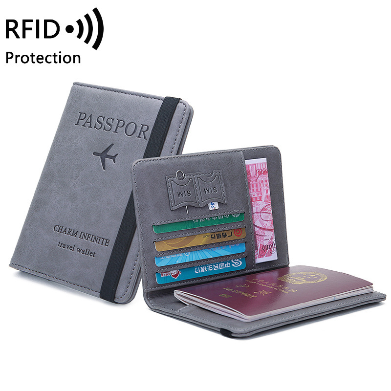 Travel Accessories Wallet - ที่ใส่หนังสือเดินทางหนัง PU unisex - RFID Blocking