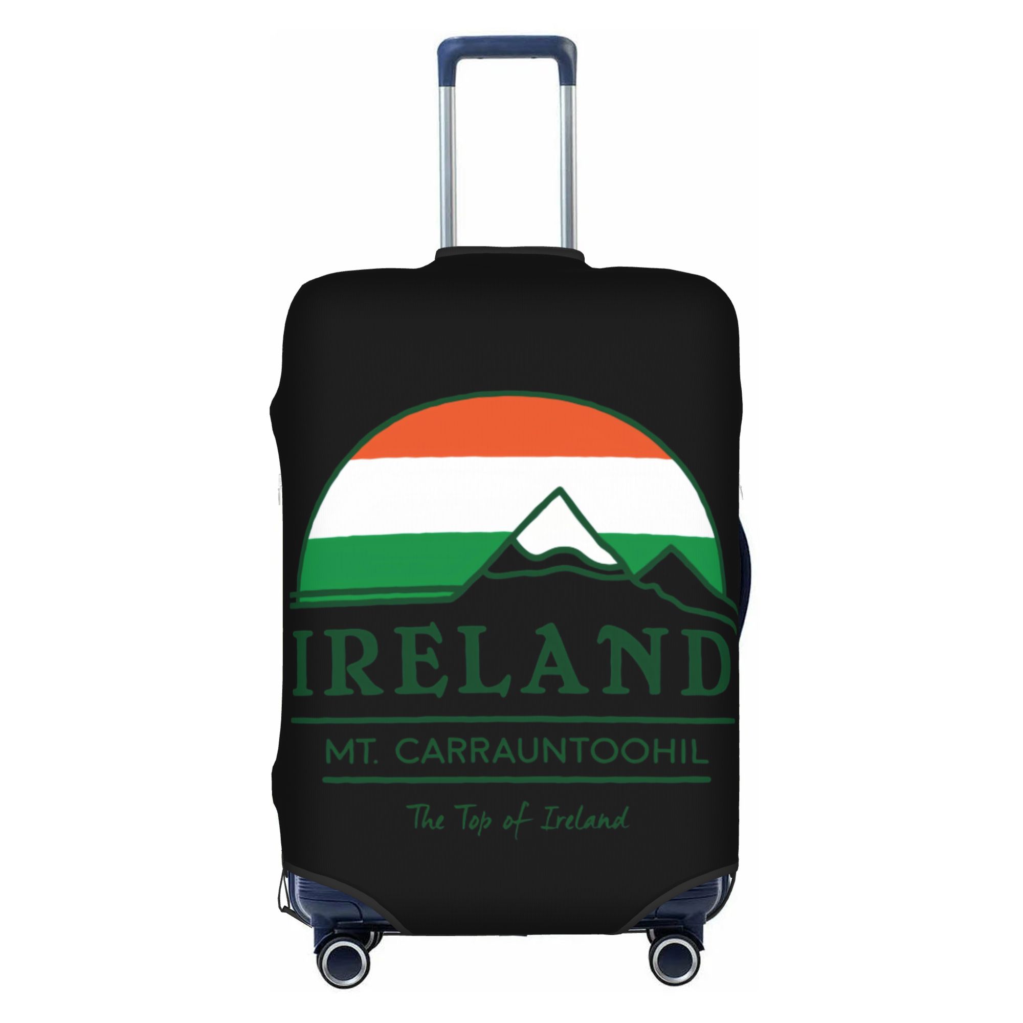 Travel Accessories Ireland - ไอร์แลนด์ เอ็มที คาร์ราันทูฮิลผ้าคลุมกระเป๋าเดินทางแฟชั่นไอริชรีพับลิกันส์ผ้าคลุมกระเป๋าเดินทางเหมาะสำหรับขนาด 18-32 นิ้ว