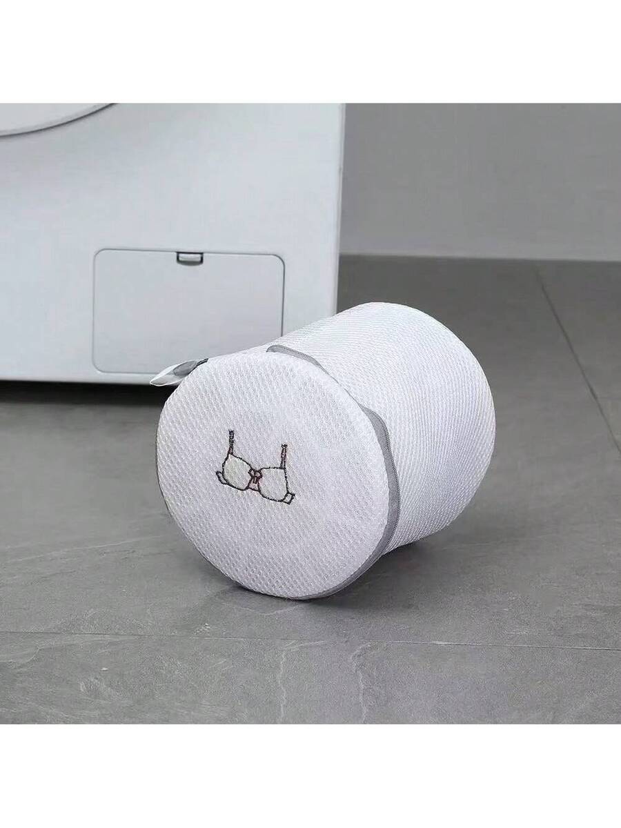 Reusable Zip Bag - ถุงซักผ้า 1 ชิ้น, ถุงซักชุดชั้นในแบบมีซิป, วัสดุตาข่ายรังผึ้ง, กรองสิ่งสกปรกได้อย่างมีประสิทธิภาพ,