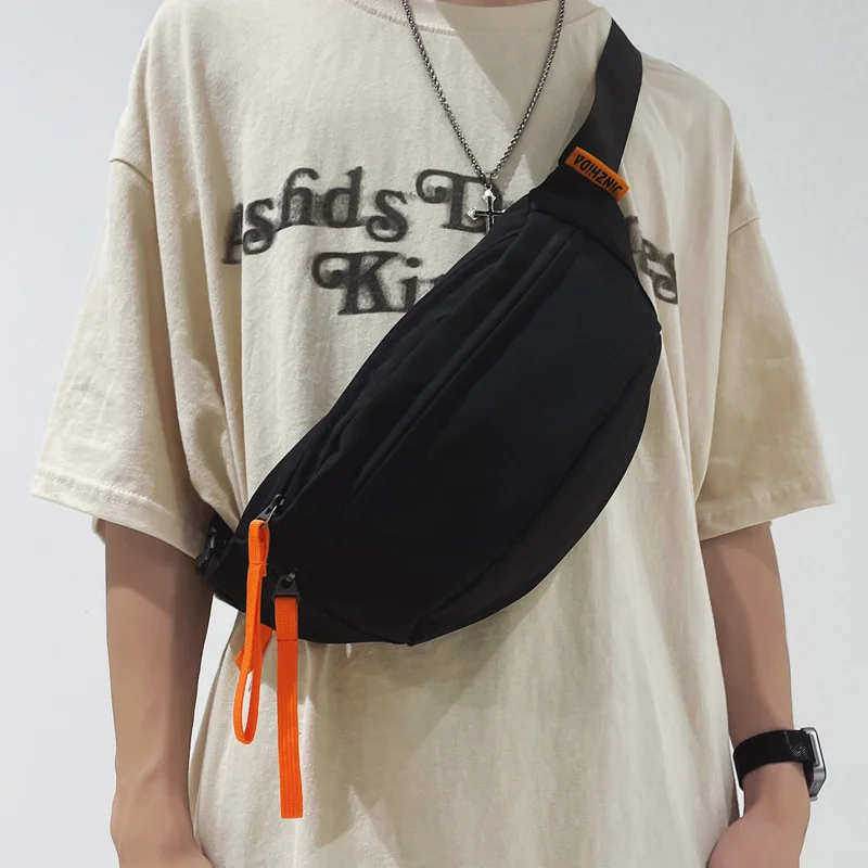 Travel Accessories Men - กระเป๋าสะพายลำลองกันน้ำกระเป๋าคาดหน้าอกกีฬาแฟชั่นของผู้หญิงทันสมัยกระเป๋าสะพายพาดลำตัวสำหรับผู้ชายกระเป๋าสะพายไหล่กระเป๋าเดินทางของผู้หญิง