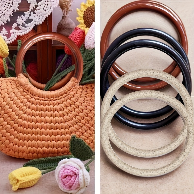Travel Accessories Wallet - หูจับถุงพลาสติก เหมาะสำหรับงาน DIY ทำกระเป๋าแฮนด์เมด อุปกรณ์เสริมสำหรับงานถักโครเชต์ กระเป๋าชายหาด