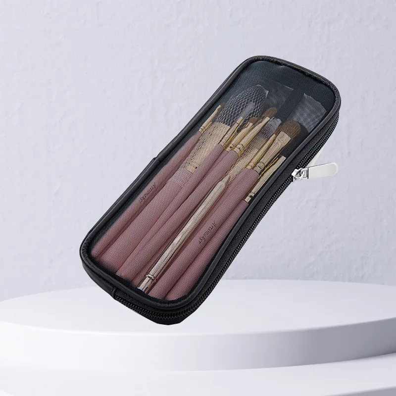 Travel Accessories Bag For Men - แปรงแต่งหน้ากระเป๋าเดินทางเครื่องสําอางค์กระเป๋าใส่เครื่องสําอางค์สําหรับผู้ชายผู้หญิงเครื่องมือความงามตาข่าย Dopp ชุดกระเป๋าล้างอุปกรณ์จัดเก็บข้อมูล