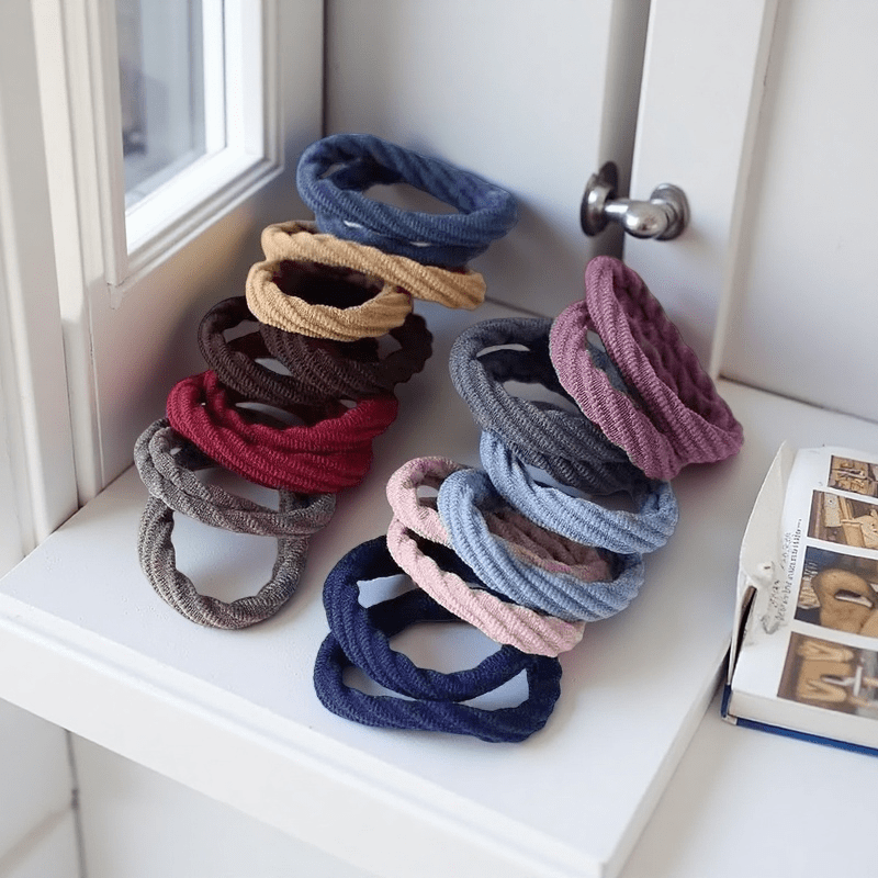 50 ชิ้น ยางรัดผมไนลอนซาตินสีดำ - Travel Accessories Girls บทวิจารณ์และราคา