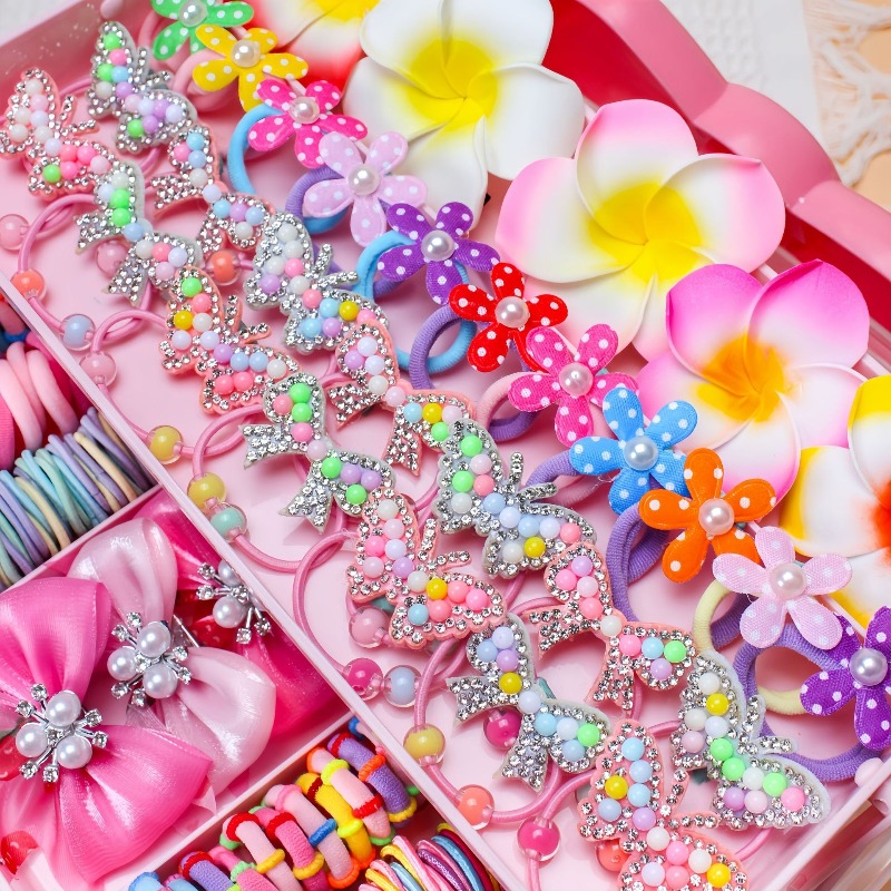 ชุดอุปกรณ์เสริมผมแบบยืดหยุ่นสู - Travel Accessories Girls บทวิจารณ์และราคา
