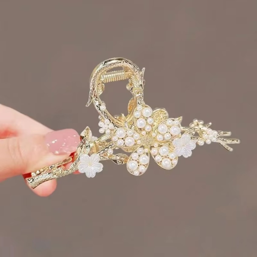 กิ๊บติดผมโลหะ 1 ชิ้น ประดับมุก - Travel Accessories Girls บทวิจารณ์และราคา