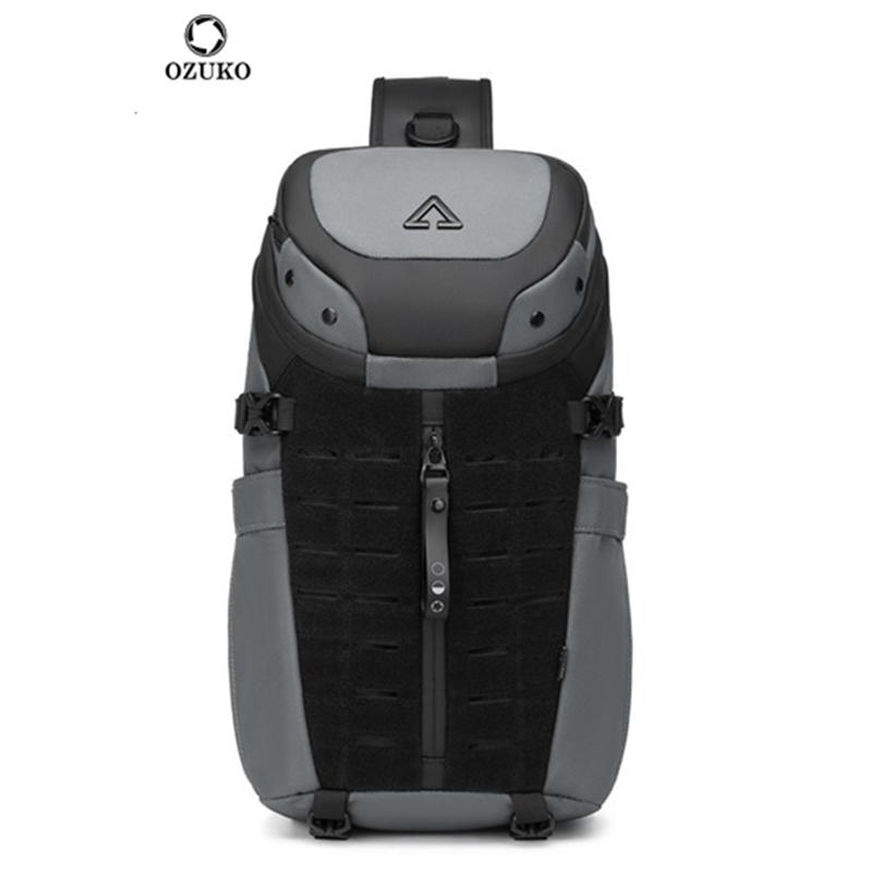 กระเป๋าคาดอก Ozuko กระเป๋าคาดล - Travel Accessories Men บทวิจารณ์และราคา
