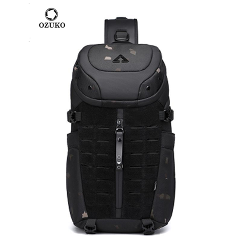 กระเป๋าคาดอก Ozuko กระเป๋าคาดล - Travel Accessories Men บทวิจารณ์และราคา