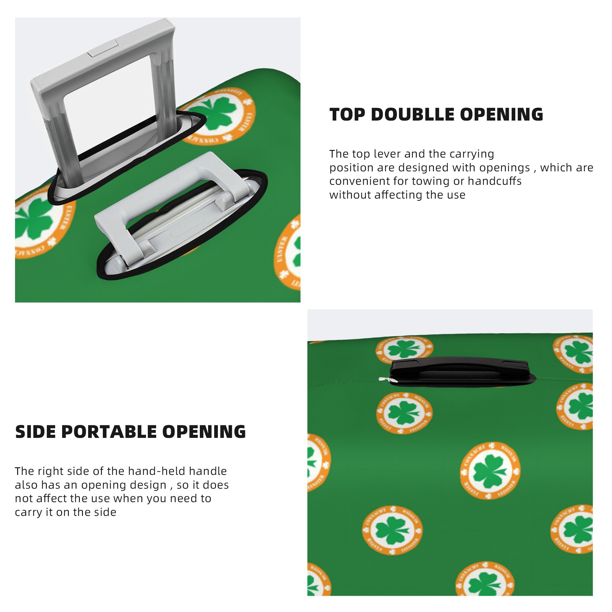 ไอร์แลนด์ ไอริช แชมร็อค ฝาครอบ - Travel Accessories Ireland บทวิจารณ์และราคา
