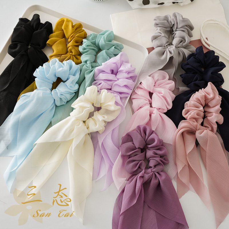 1 PC แฟชั่น 25 ซม.ชีฟองยาวริบบ - Travel Accessories Girls บทวิจารณ์และราคา