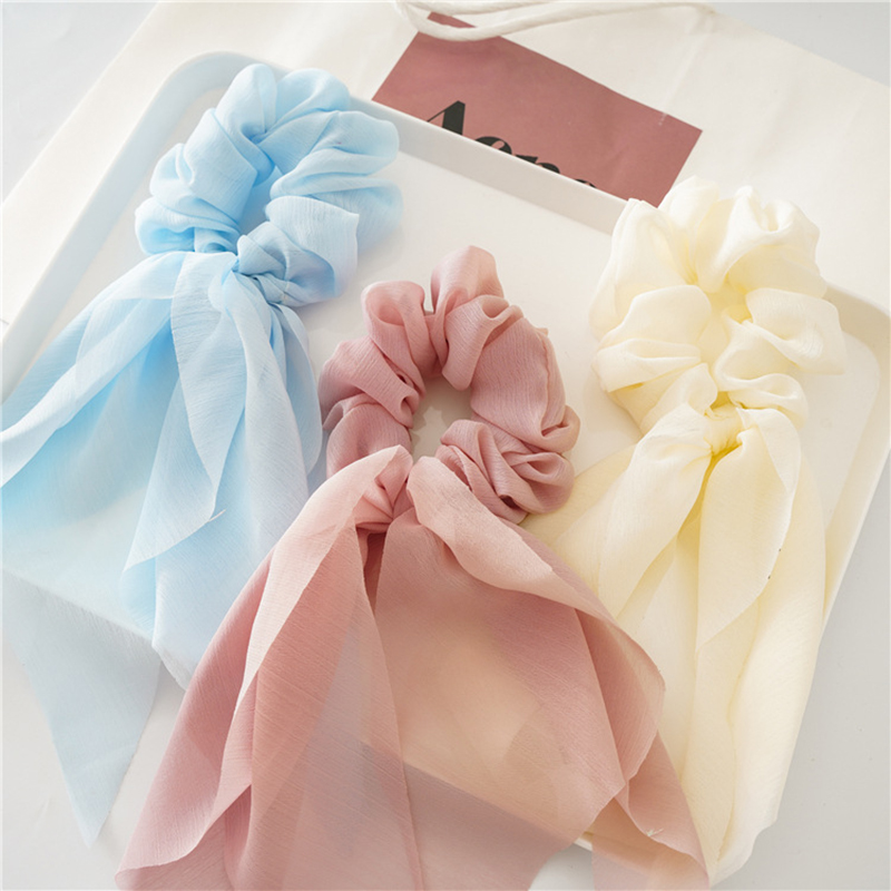 1 PC แฟชั่น 25 ซม.ชีฟองยาวริบบ - Travel Accessories Girls บทวิจารณ์และราคา