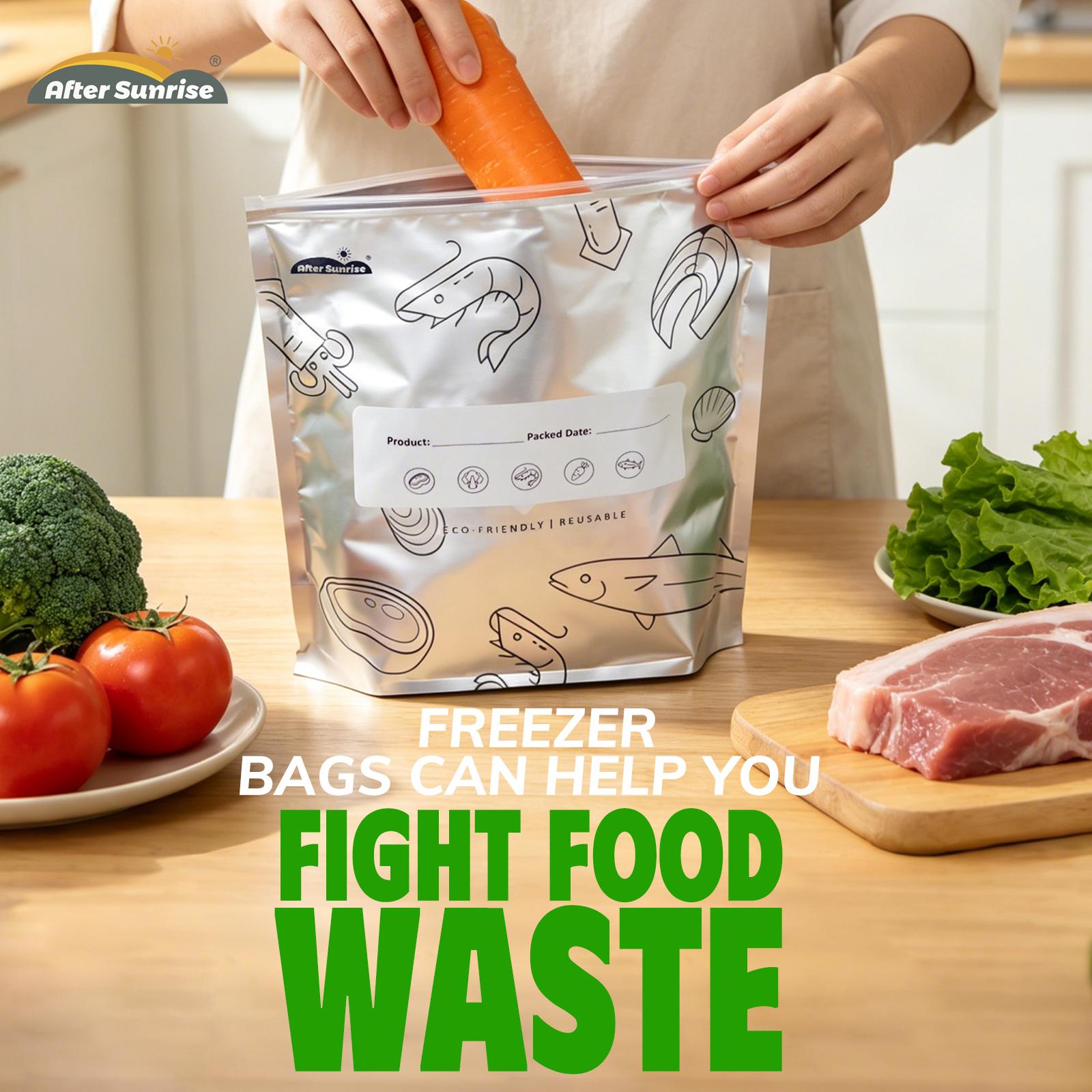 【อาหารแช่เย็น】ถุงเก็บอาหารแบบป - Reusable Zip Bag บทวิจารณ์และราคา