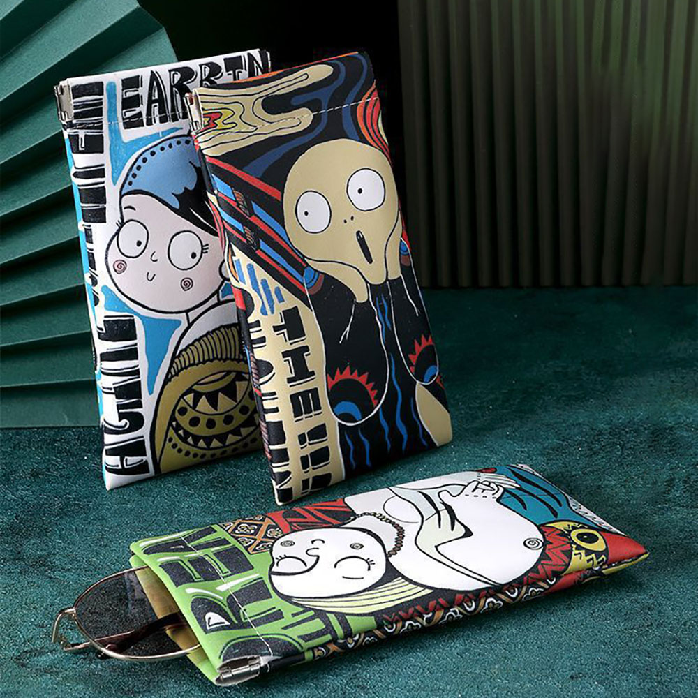 การ์ตูนแว่นตากันแดด PU หนังศิล - Travel Accessories Bag For Men บทวิจารณ์และราคา