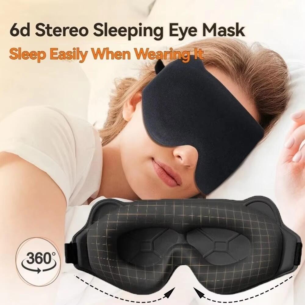 ใหม่ 3D หน้ากากปิดตาสำหรับนอนห - Travel Accessories Eye Mask บทวิจารณ์และราคา