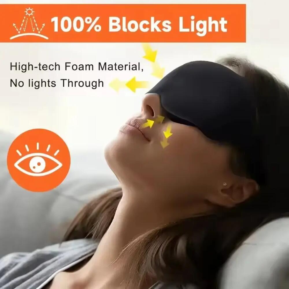 ใหม่ 3D หน้ากากปิดตาสำหรับนอนห - Travel Accessories Eye Mask บทวิจารณ์และราคา