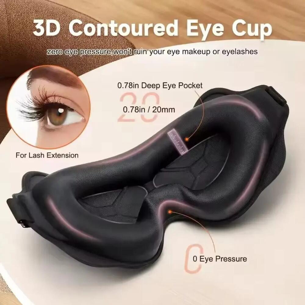 ใหม่ 3D หน้ากากปิดตาสำหรับนอนห - Travel Accessories Eye Mask บทวิจารณ์และราคา