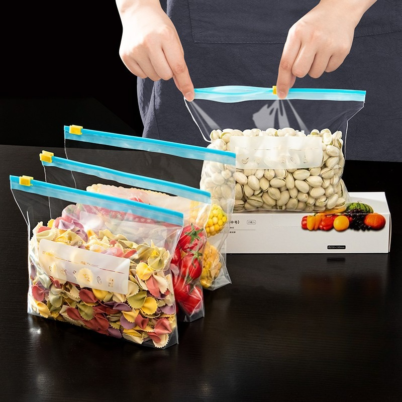 ถุงเก็บอาหารซิปล็อค, ถุงแช่แข็ - Reusable Zip Bag บทวิจารณ์และราคา