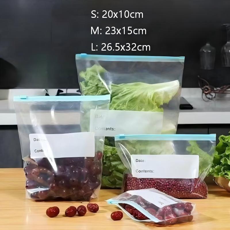 ถุงเก็บอาหารซิปล็อค, ถุงแช่แข็ - Reusable Zip Bag บทวิจารณ์และราคา