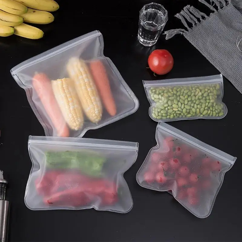 ภาชนะเก็บอาหารซิลิโคน ถุงเก็บอ - Reusable Zip Bag บทวิจารณ์และราคา
