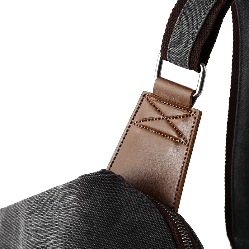 กระเป๋าสะพายข้างผ้าแคนวาสสไตล์ - Travel Accessories Men บทวิจารณ์และราคา