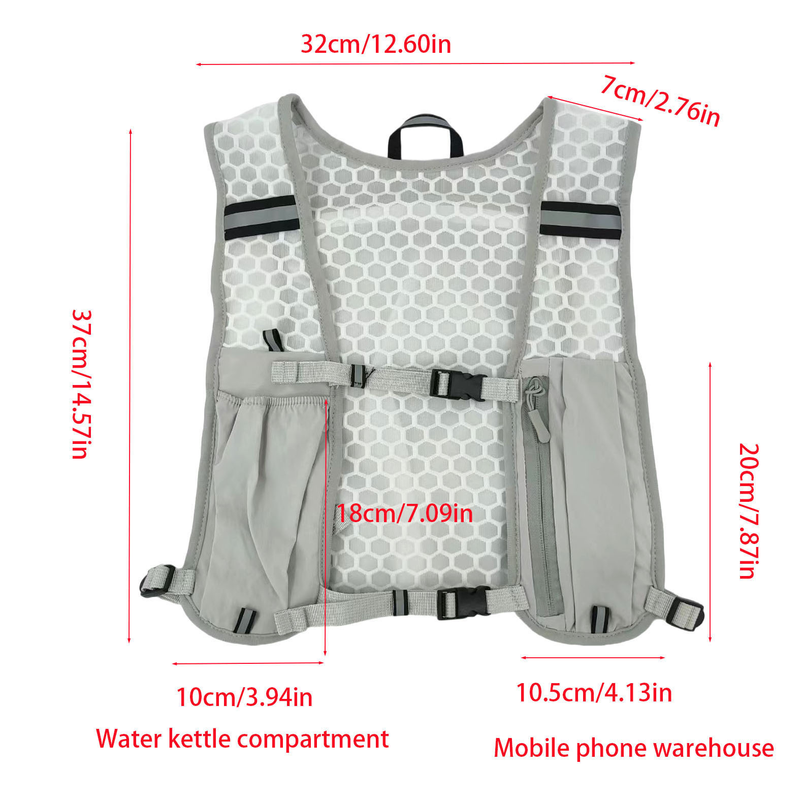 เสื้อกั๊กวิ่งแบบ unisex กันน้ำ - Hydration Pack Backpack บทวิจารณ์และราคา