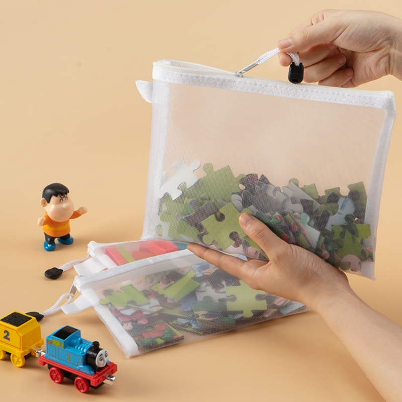 1-30 ชิ้นตาข่ายซิปถุงแฟ้มกันน้ - Reusable Zip Bag บทวิจารณ์และราคา