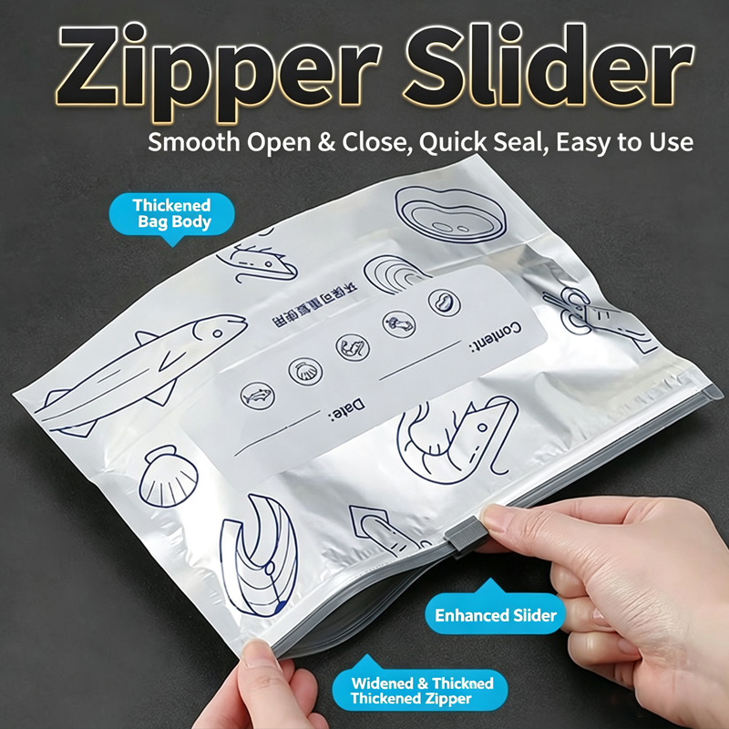 ​ ถุงฟอยล์อะลูมิเนียมแบบใช้ซ้ำ - Reusable Zip Bag บทวิจารณ์และราคา