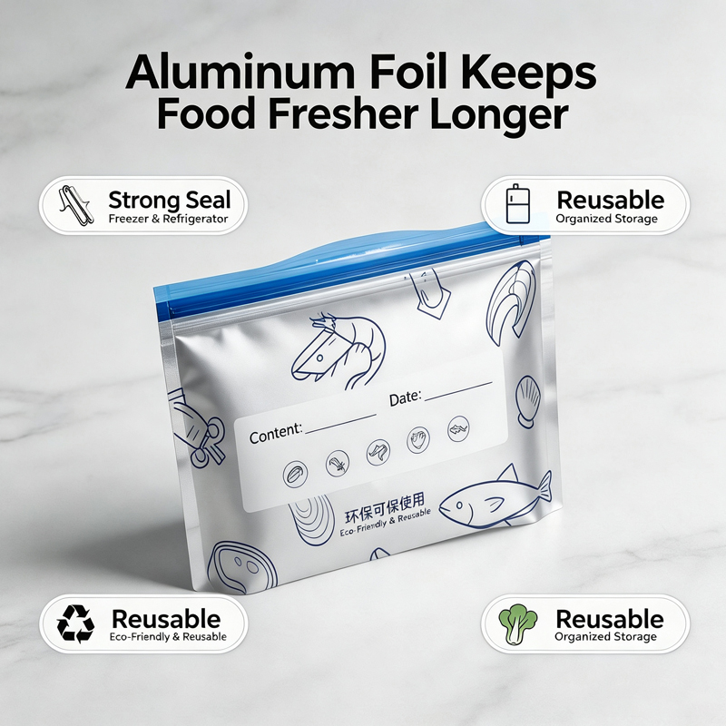 ​ ถุงฟอยล์อะลูมิเนียมแบบใช้ซ้ำ - Reusable Zip Bag บทวิจารณ์และราคา