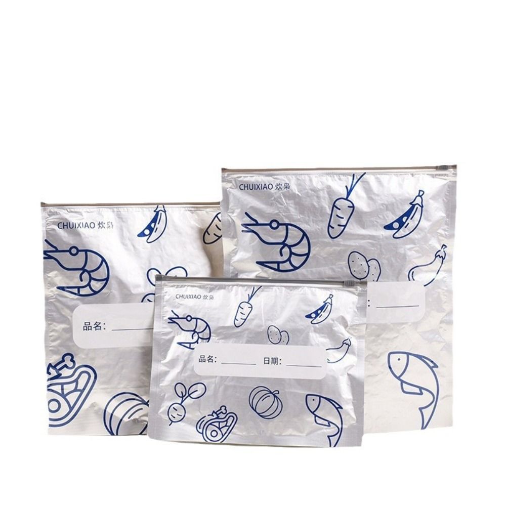 ถุงฟอยล์อลูมิเนียมขนาดใหญ่ 10  - Reusable Zip Bag บทวิจารณ์และราคา