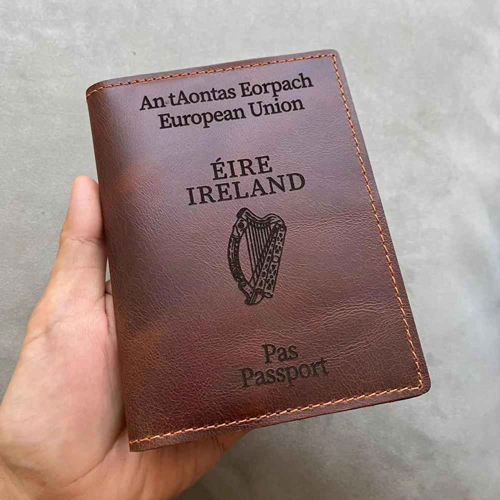 หนังแท้แบบไอริชซองใส่หนังสือเด - Travel Accessories Ireland บทวิจารณ์และราคา