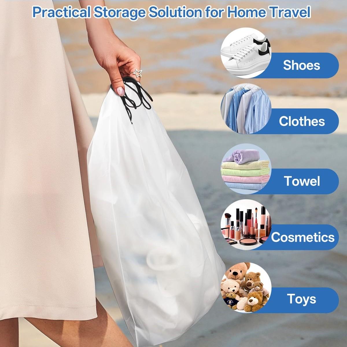 ถุงใส่รองเท้าสำหรับเดินทาง 10  - Reusable Zip Bag บทวิจารณ์และราคา