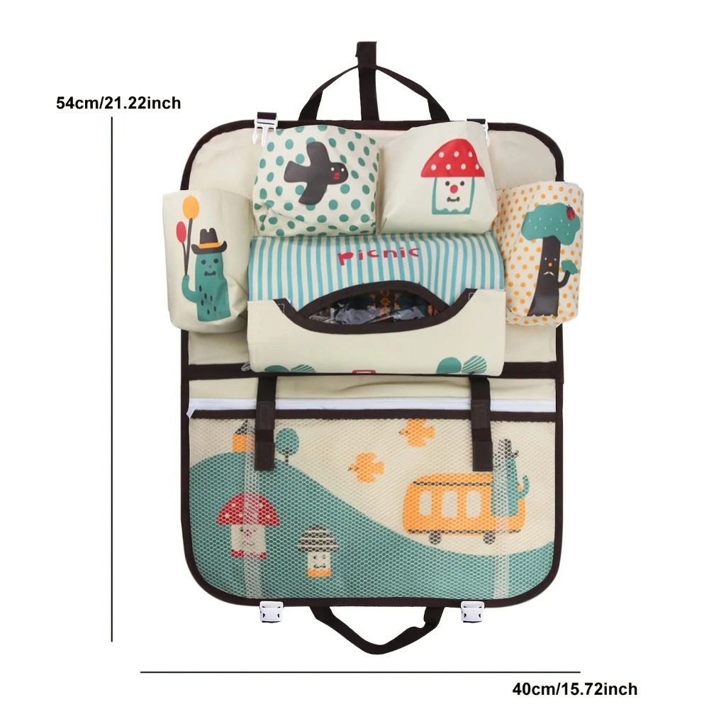 แผ่นรองจัดระเบียบเบาะหลังรถยนต - Car Seat Travel Bag บทวิจารณ์และราคา