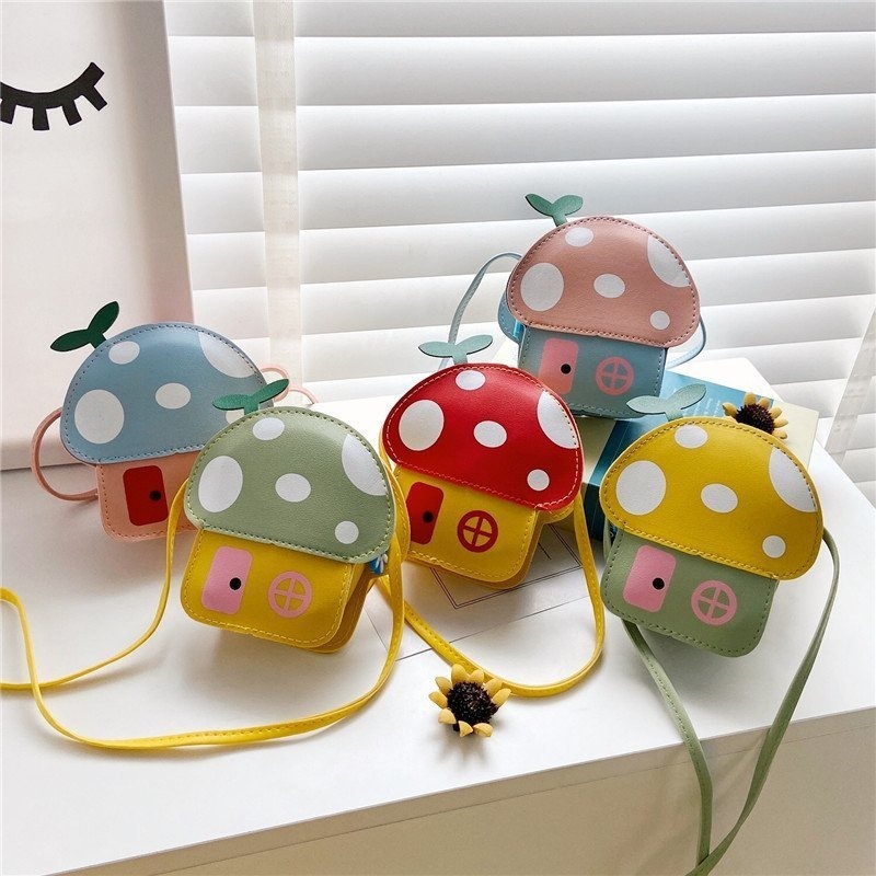 กระเป๋าใส่เหรียญรูปทรงบ้านเห็ด - Travel Accessories Girls บทวิจารณ์และราคา