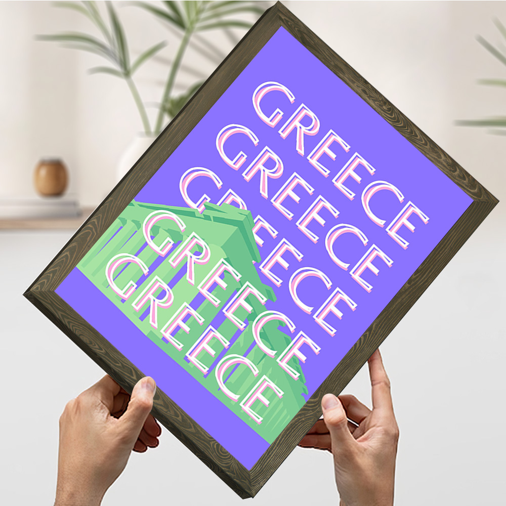 โปสเตอร์ท่องเที่ยวกรีซ ภาพพิมพ - Travel Accessories Greece บทวิจารณ์และราคา