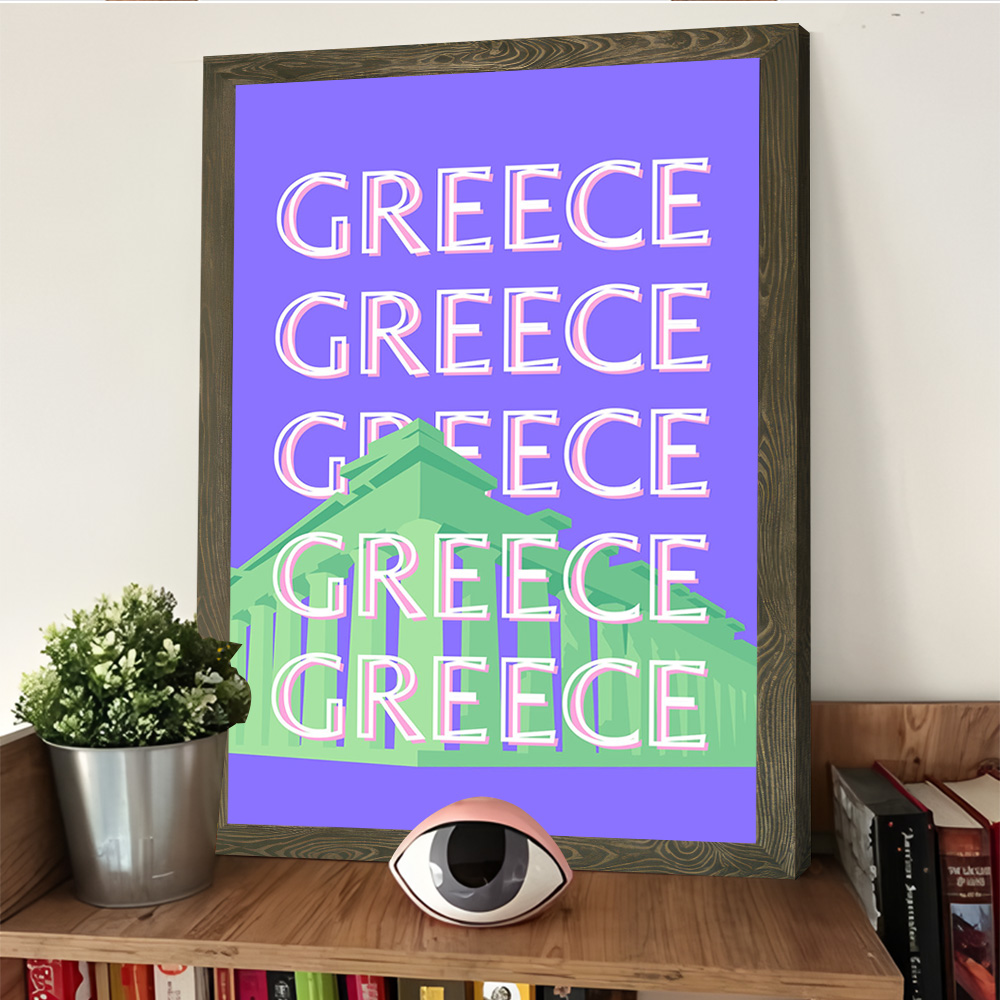 โปสเตอร์ท่องเที่ยวกรีซ ภาพพิมพ - Travel Accessories Greece บทวิจารณ์และราคา