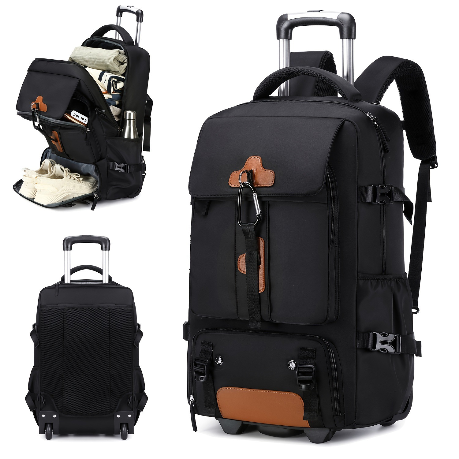 กระเป๋าเป้สะพายหลังแบบมีล้อ กร - Travel Accessories Bag For Men บทวิจารณ์และราคา