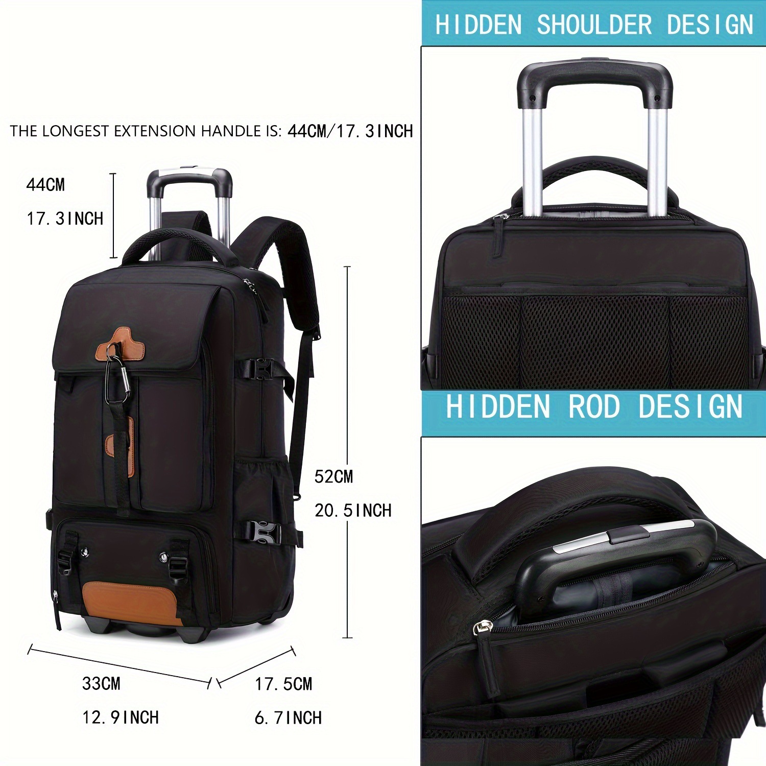 กระเป๋าเป้สะพายหลังแบบมีล้อ กร - Travel Accessories Bag For Men บทวิจารณ์และราคา
