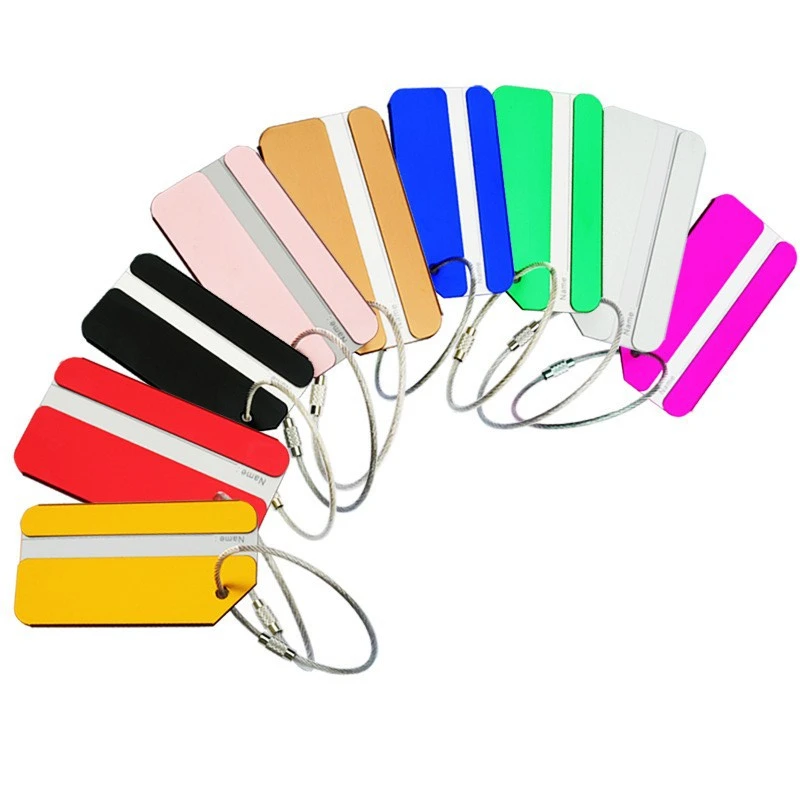 1 PC อลูมิเนียมแท็กกระเป๋าเดิน - Travel Accessories In Train บทวิจารณ์และราคา