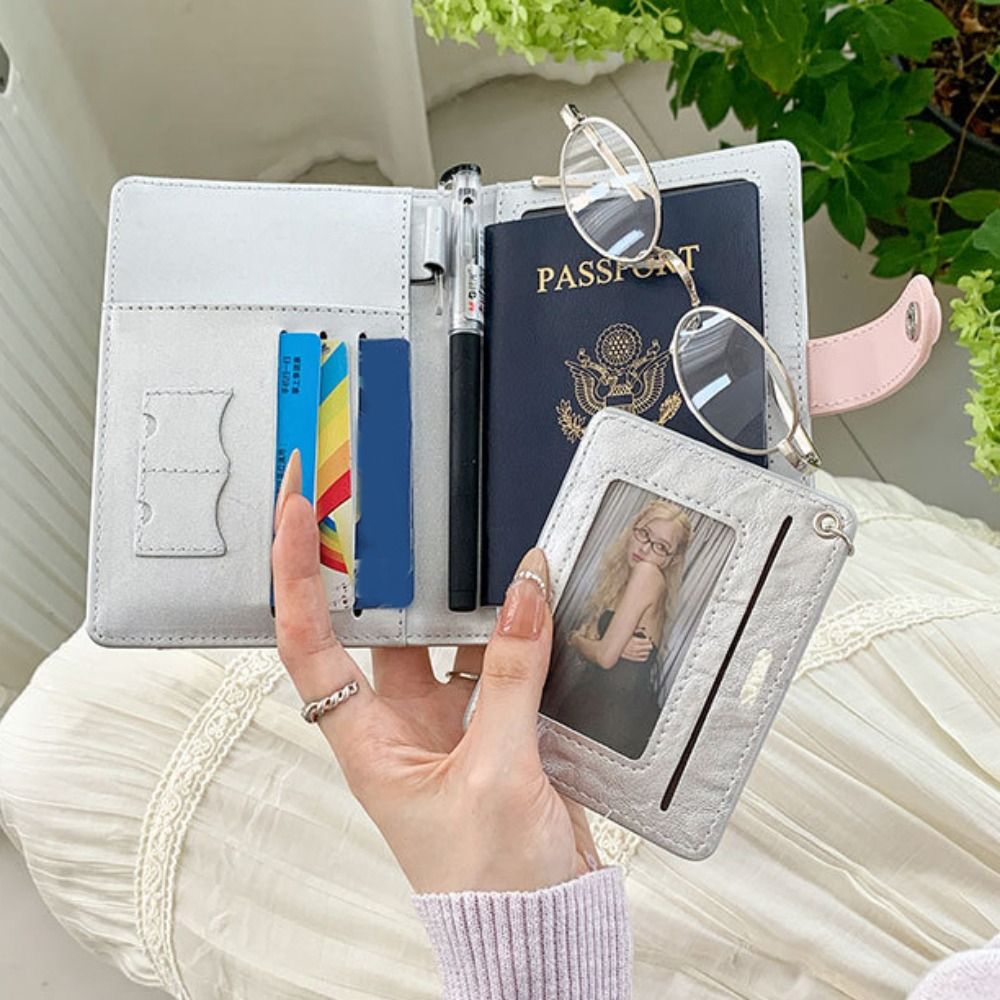 กระเป๋าใส่บัตร PU กระเป๋าใส่พา - Travel Accessories Wallet บทวิจารณ์และราคา
